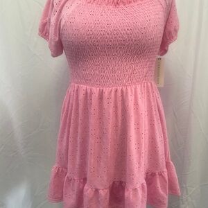 NWT Pink Smocked ladies Dress